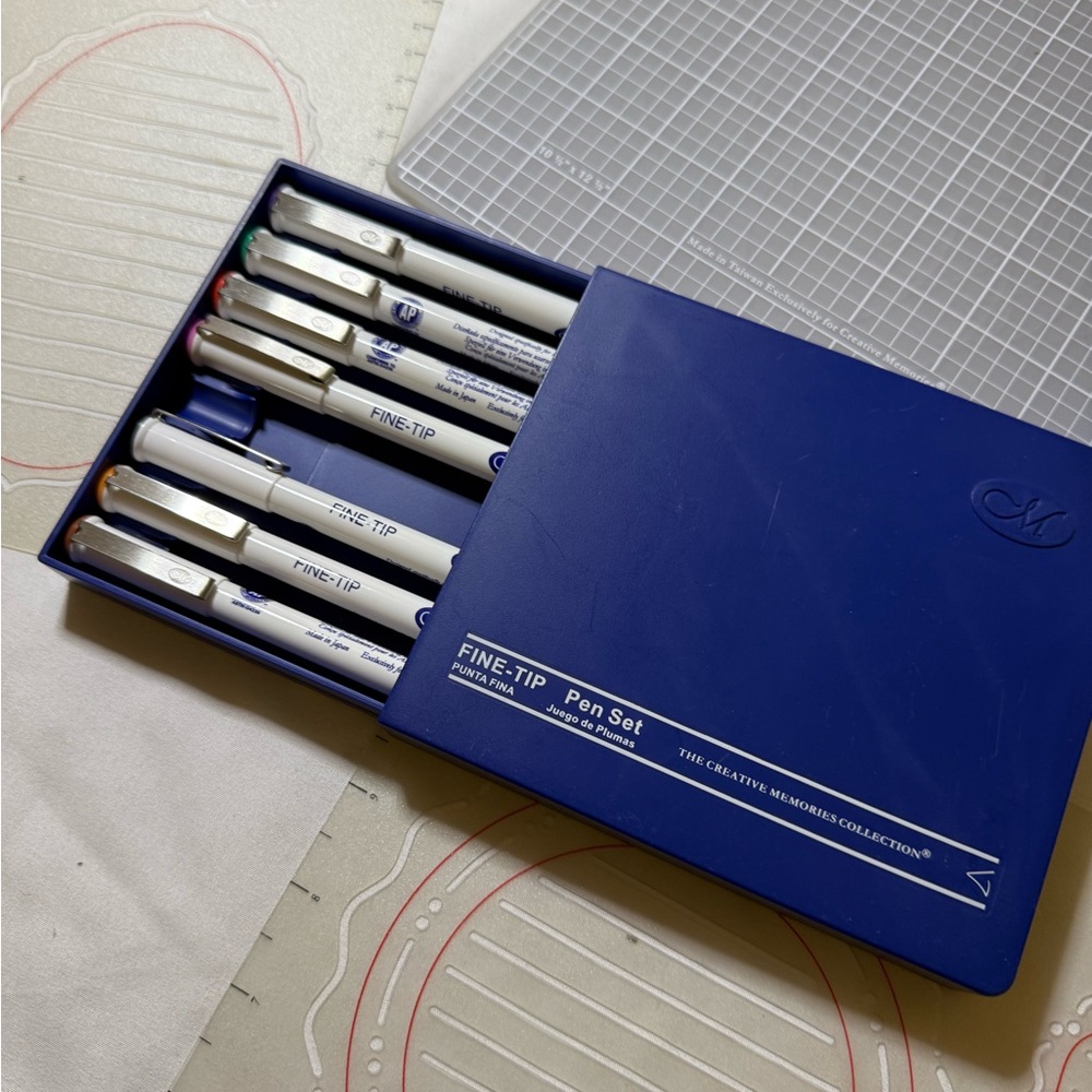 Creative Memories Blue and White Crafting Set - Picture 5 of 6